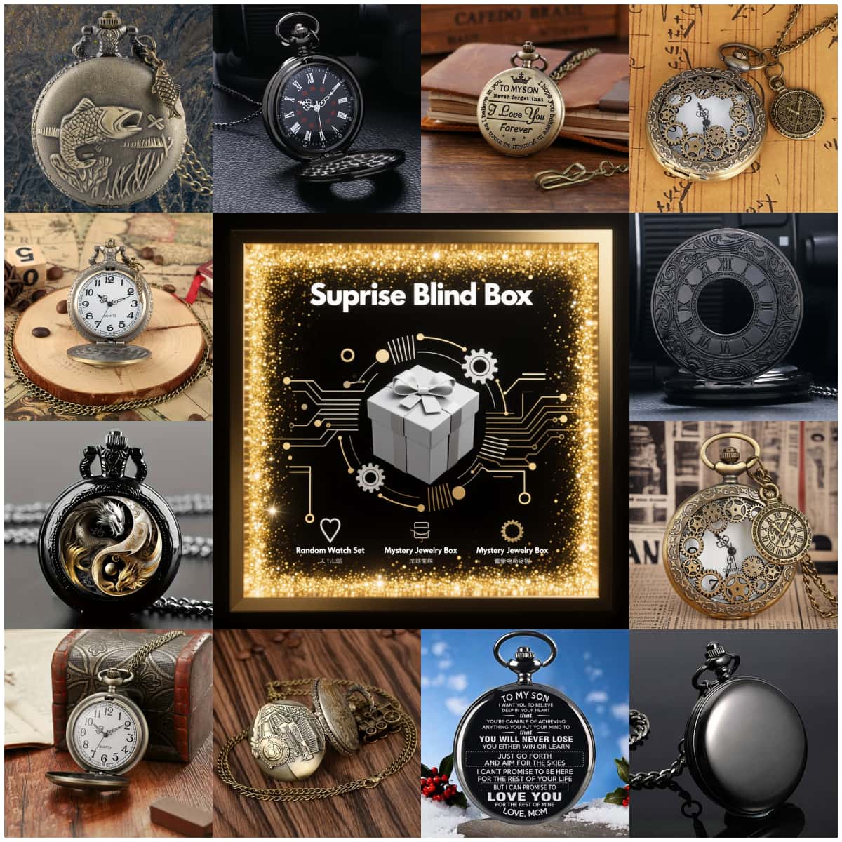 Fashion Women Watch - 1PC Surprise Mystery Watch Blind Box-Fashion