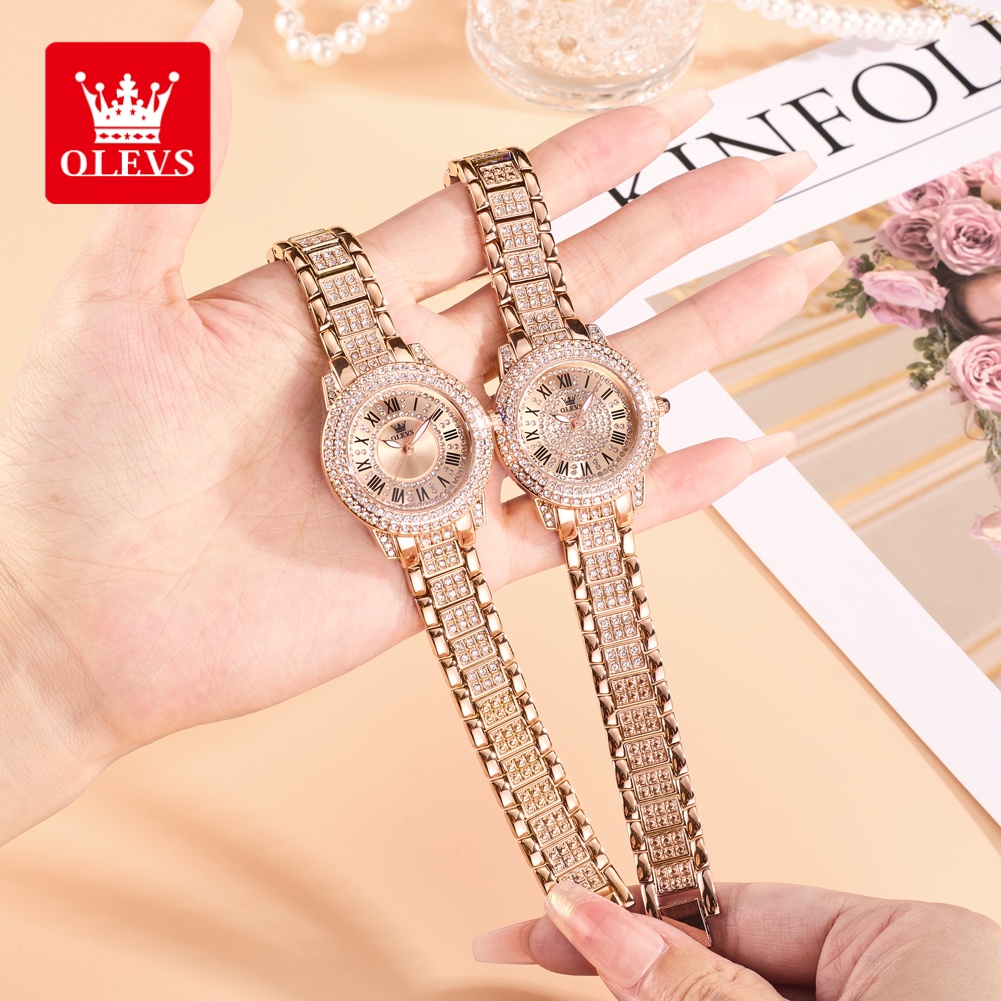 Fashion Women Watch - OLEVS Luxury Fashion ladies' watches Diamond