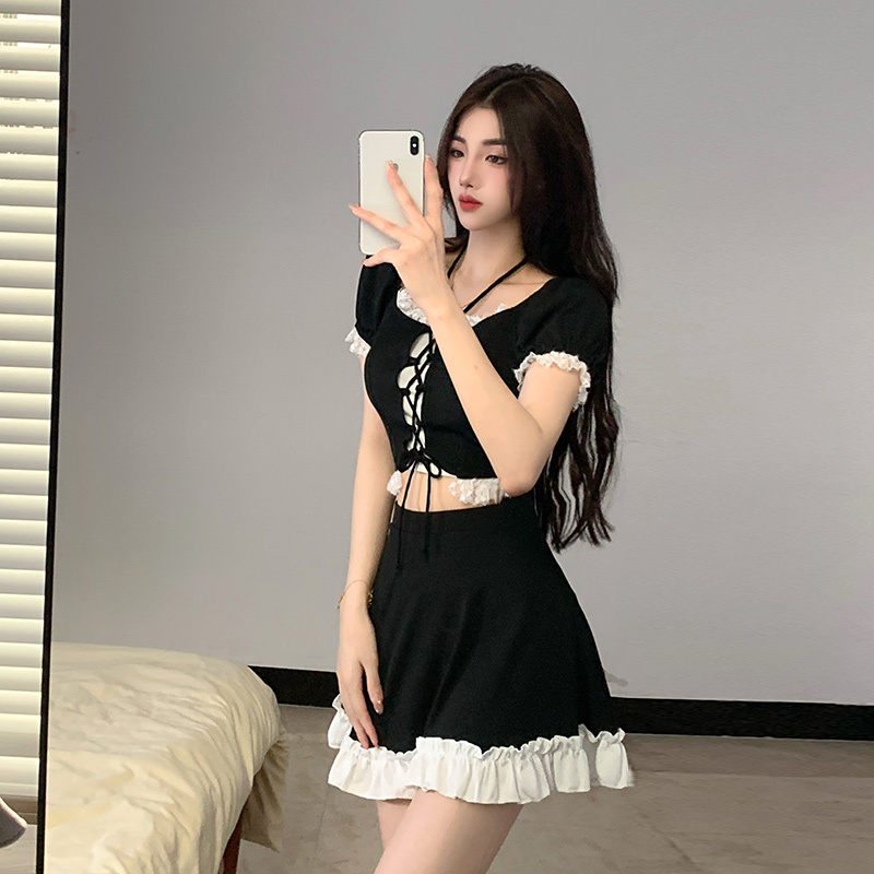 Women Fashion Styles - Instagram Style Women Two Piece Skirted
