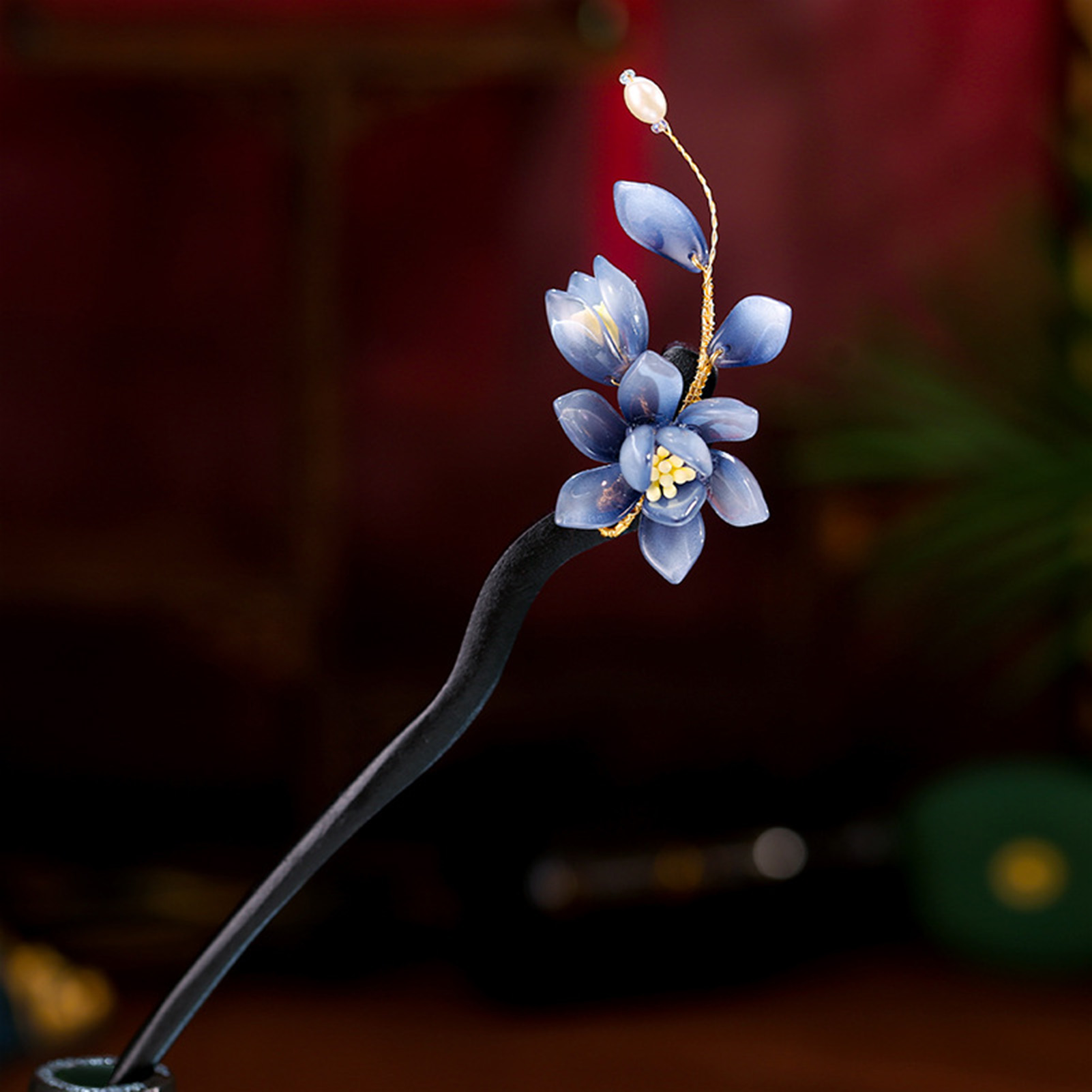 Women Fashion Hair Style - Wedding Hanfu Hairpin wood hair stick