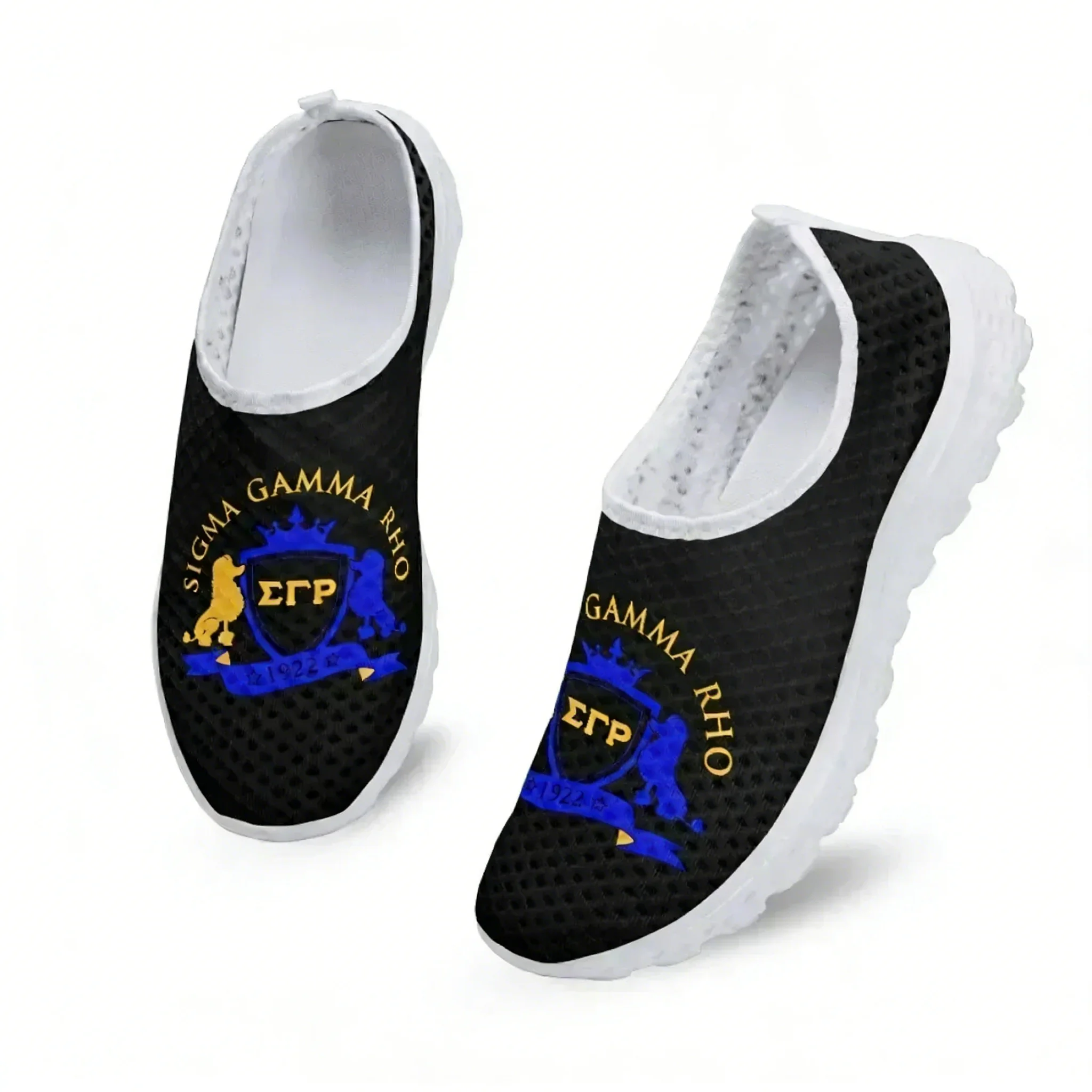 Women'S Fashion Tennis Shoes - Sigma Gamma Rho Poddle Mesh High