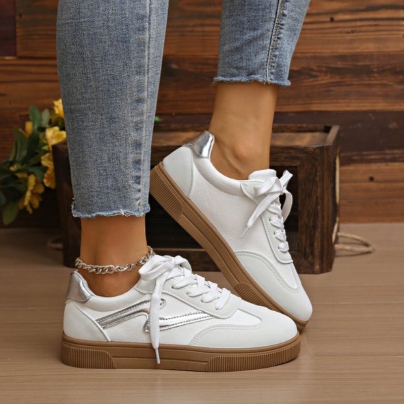 Women'S Fashion Tennis Shoes - Women Tennis Sneakers Flats Ladies Fashion