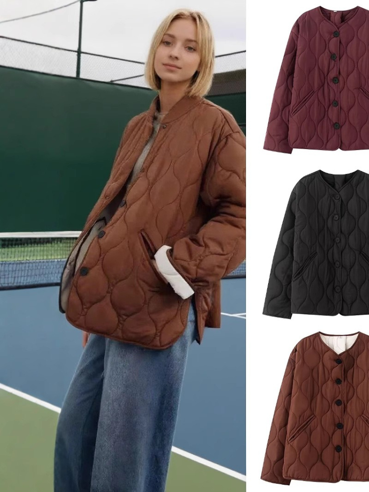 Women'S Fashion Quilted Jacket - 2025 Fashion Autumn/Winter Simple and Versatile