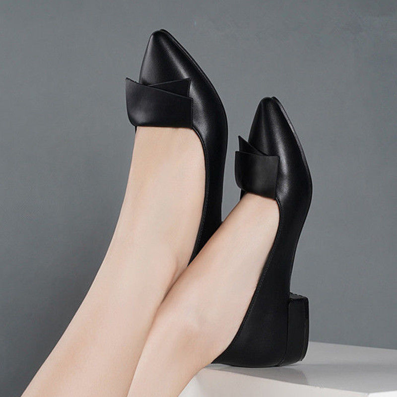 Women'S Fashion Quick Delivery - Pointed Toe Low Heel Elegant Ladies