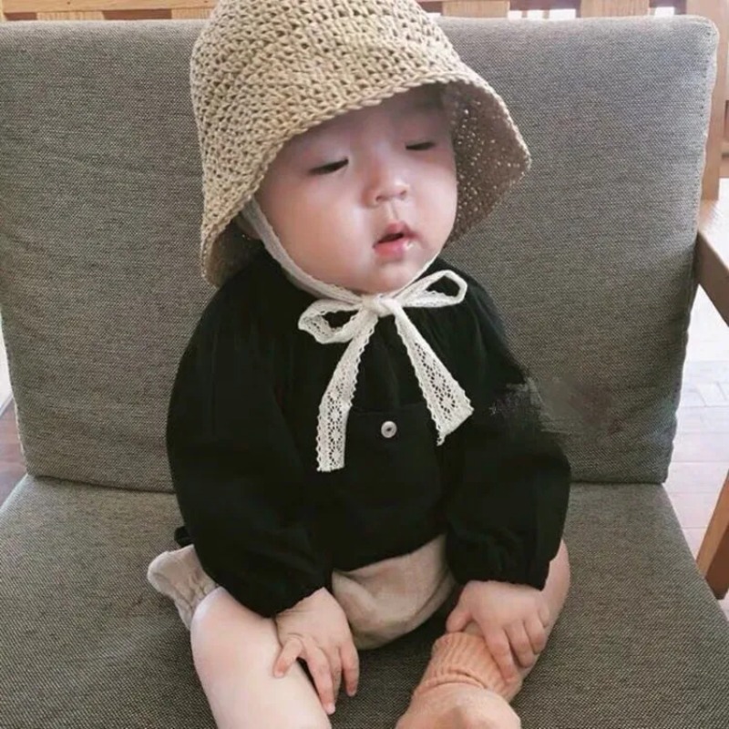 Straw Hat Summer - Summer Korean Baby Boy Girl Straw