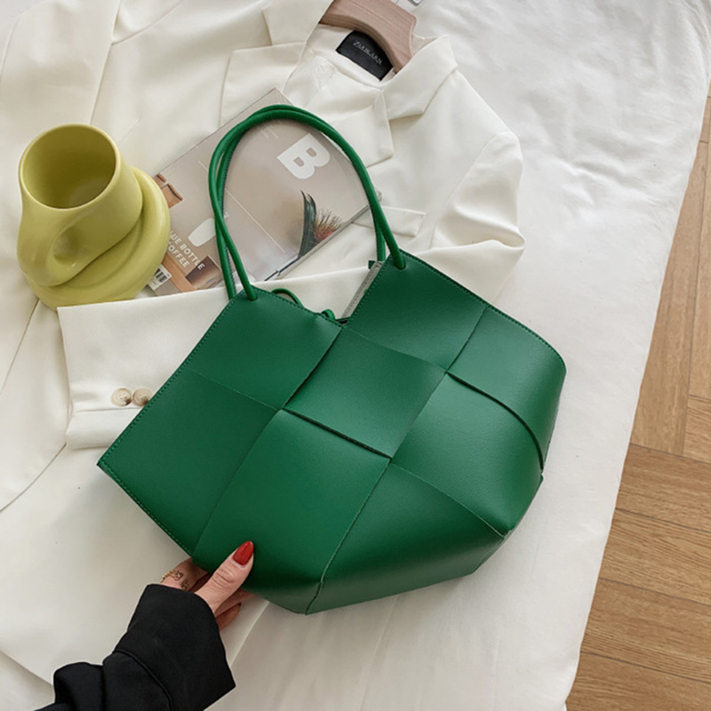 Women Fashion Drawing - Luxury Large Tote Bag Women Rhomboid
