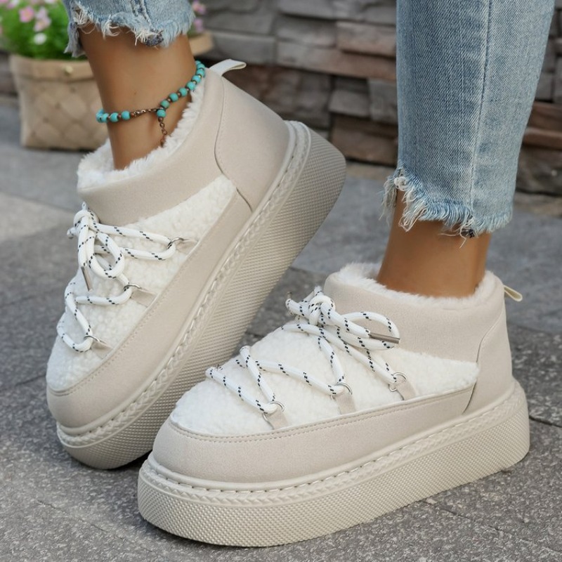 Women Fashion Youtube - 2026 Women's Winter Thick Bottom Lace-Up