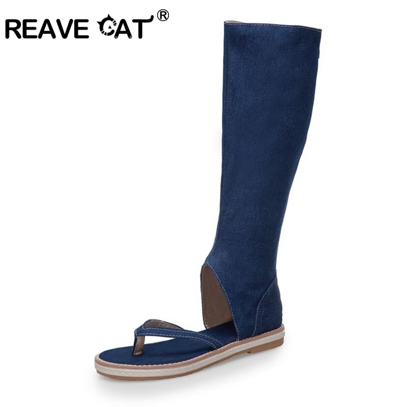 Women Fashion Jeans - REAVE CAT shoes clip toe sandals