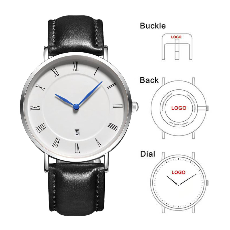 Fashion Women Watch - B-8210A Simple Men Watches With Date