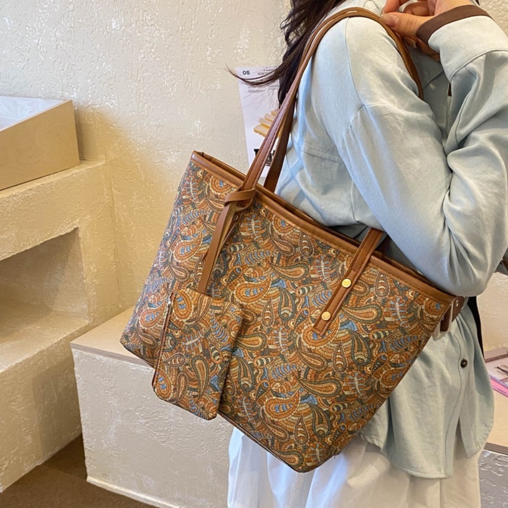 2PCS Women Large Capacity Tote - огляд і ціна Coin Purse Women