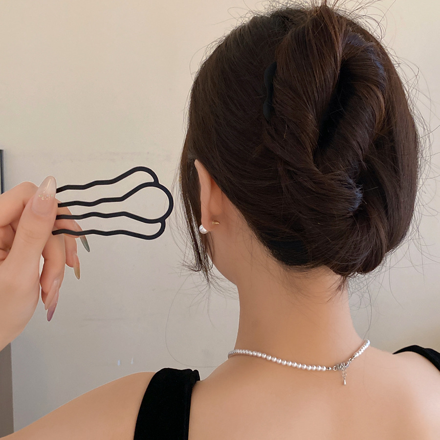 Metal U-Shaped Hair Fork Combs - огляд і ціна Women Fashion Hair Style