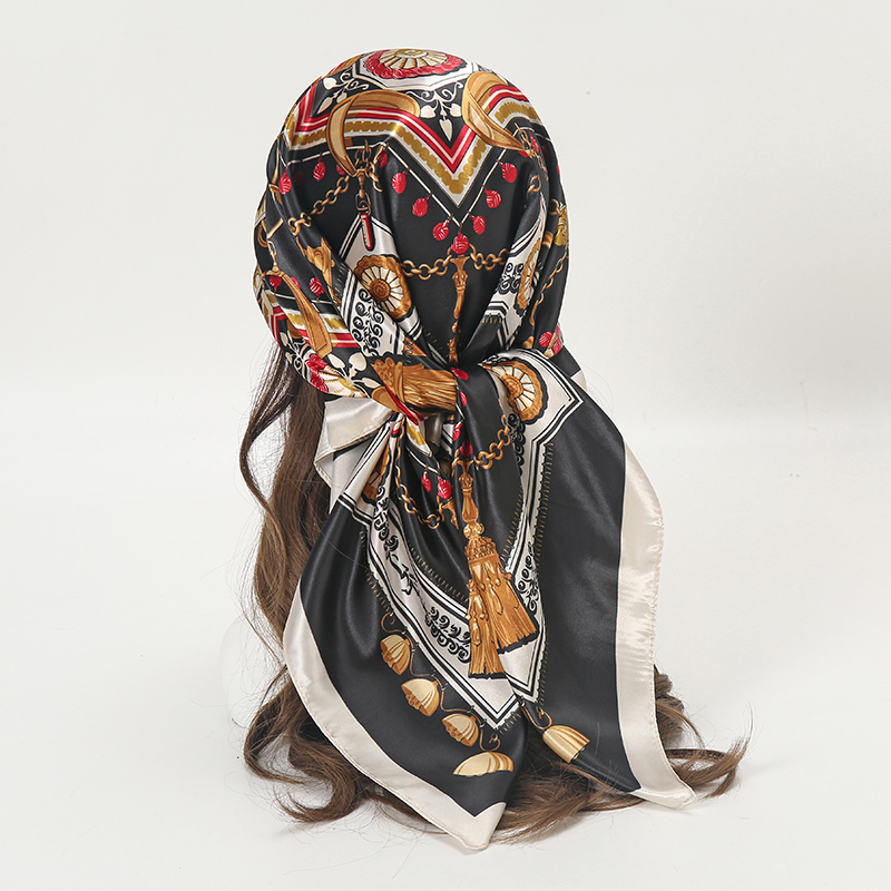 Satin Square Scarf Women Musli - огляд і ціна Women'S Fashion Headbands
