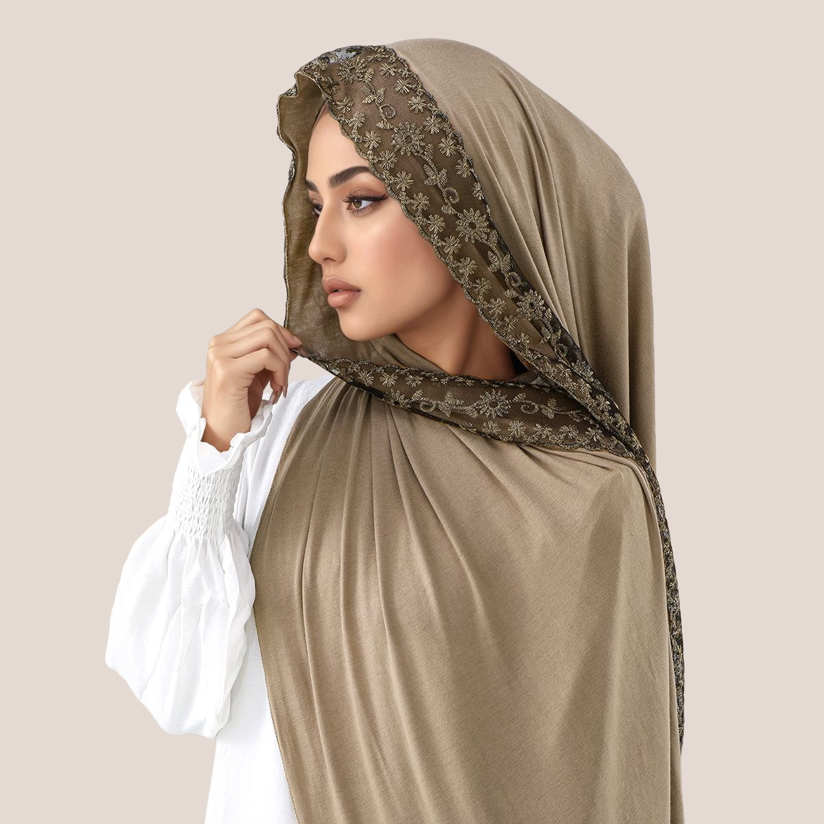 Lace Embroidery Cotton Jersey  - огляд і ціна Women'S Fashion Headbands