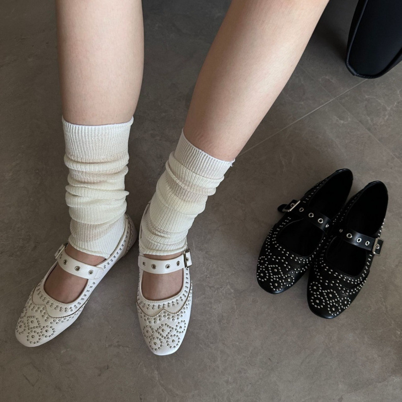 Retro Rivet Buckle Design Flat - огляд і ціна Women'S Fashion Brand Shoes