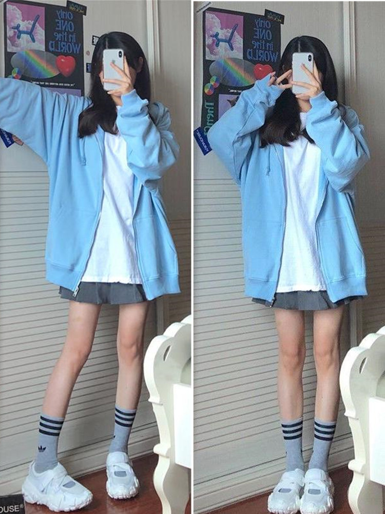 Oversized Hooded Sweatshirts K - огляд і ціна Women'S Fashion Zip Up Hoodies