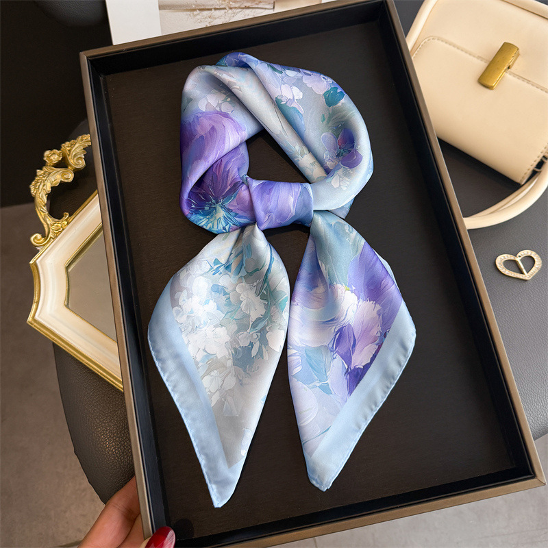 2026 New Floral Print Silk Squ - огляд і ціна Women Fashion Necktie