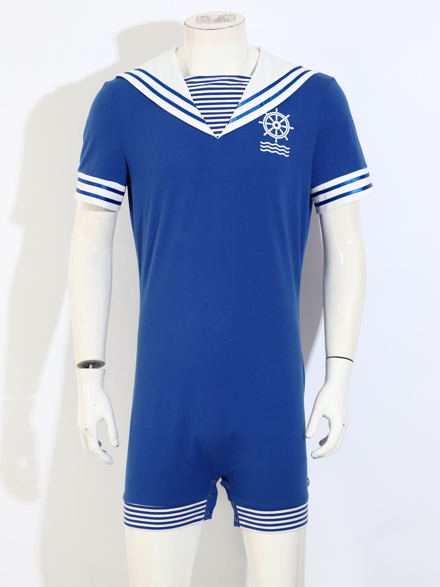 Men Navy Collar Rompers for Ha - огляд і ціна Sleeveless Jumpsuit