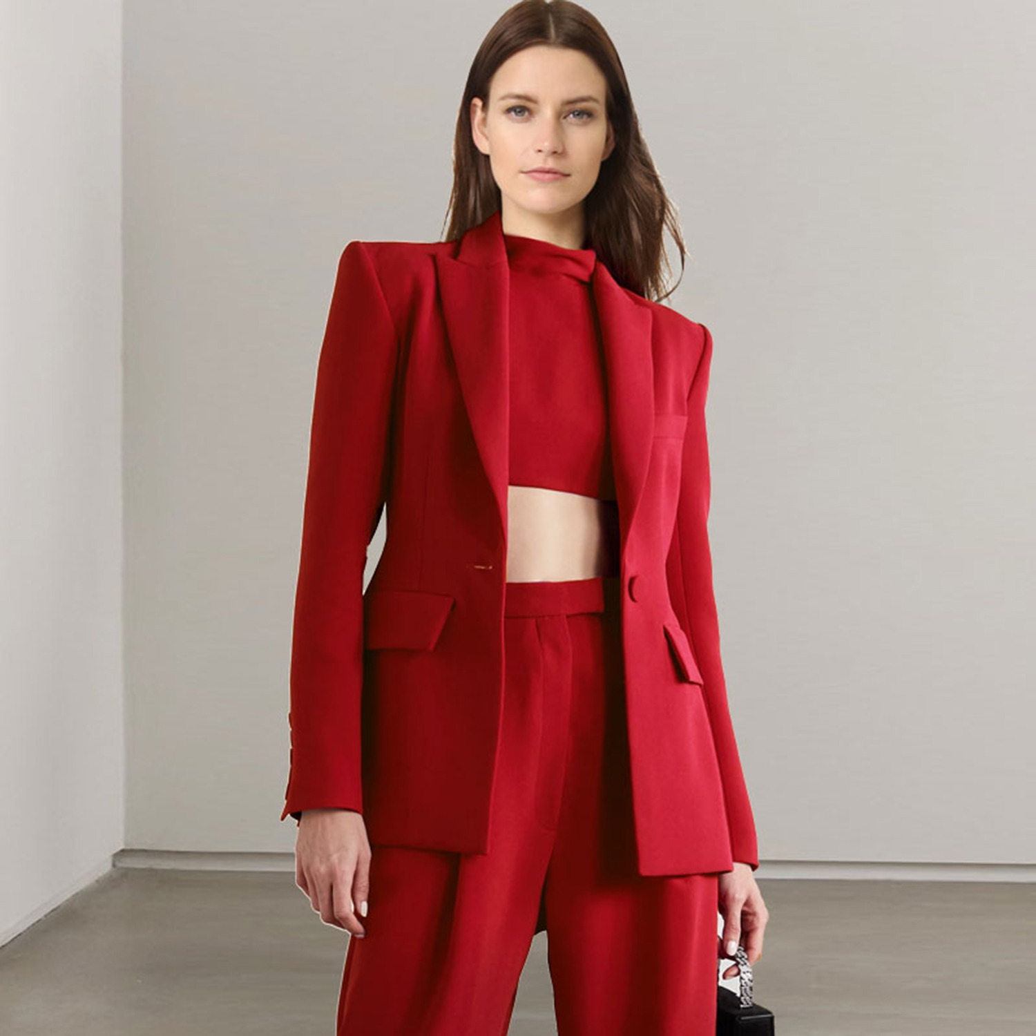 Allingentle Red Lapel Women's  - огляд і ціна Women'S Fashion Jackets