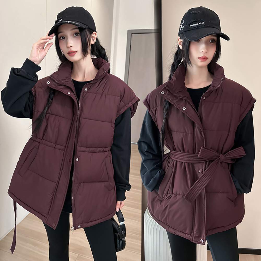 Autumn Winter Belt Slim Cotton - огляд і ціна Women'S Fashion Quilted Jacket