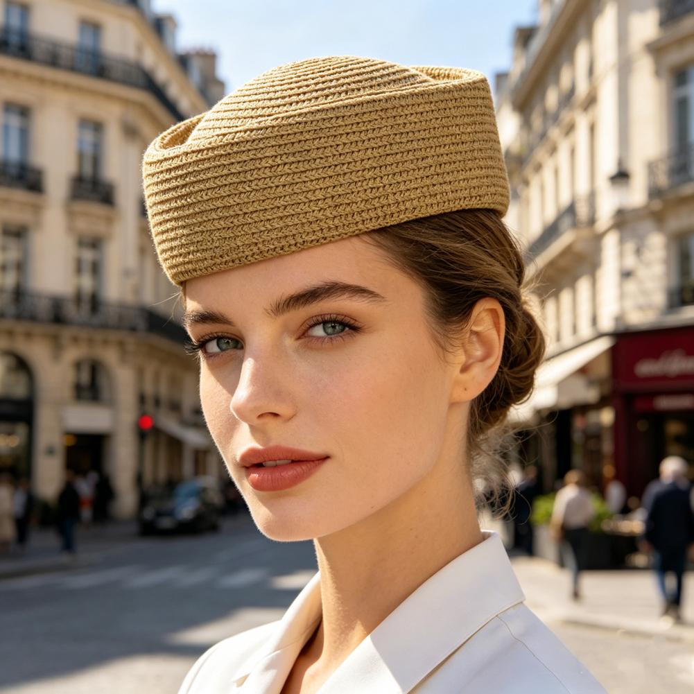 Beret Hat UV Protection Summer - огляд і ціна Straw Hat Summer