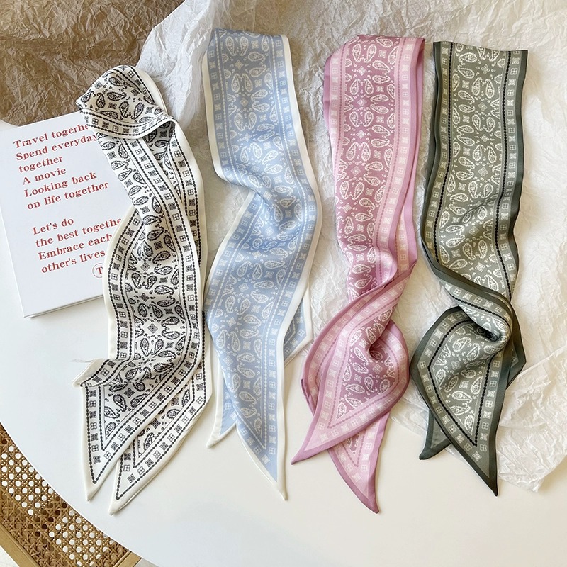 Set Series Silk Satin Scarf Wo - огляд і ціна Women Fashion Necktie