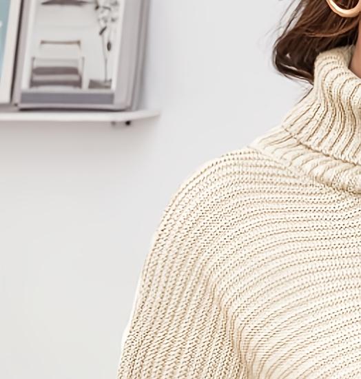 Plus Size Women's Turtleneck S - огляд і ціна Women'S Fashion Knitwear