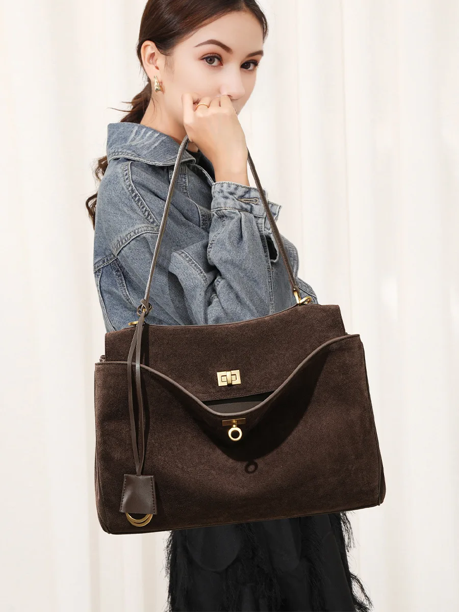 Autumn Winter Women's Suede ge - огляд і ціна Women Fashion Drawing