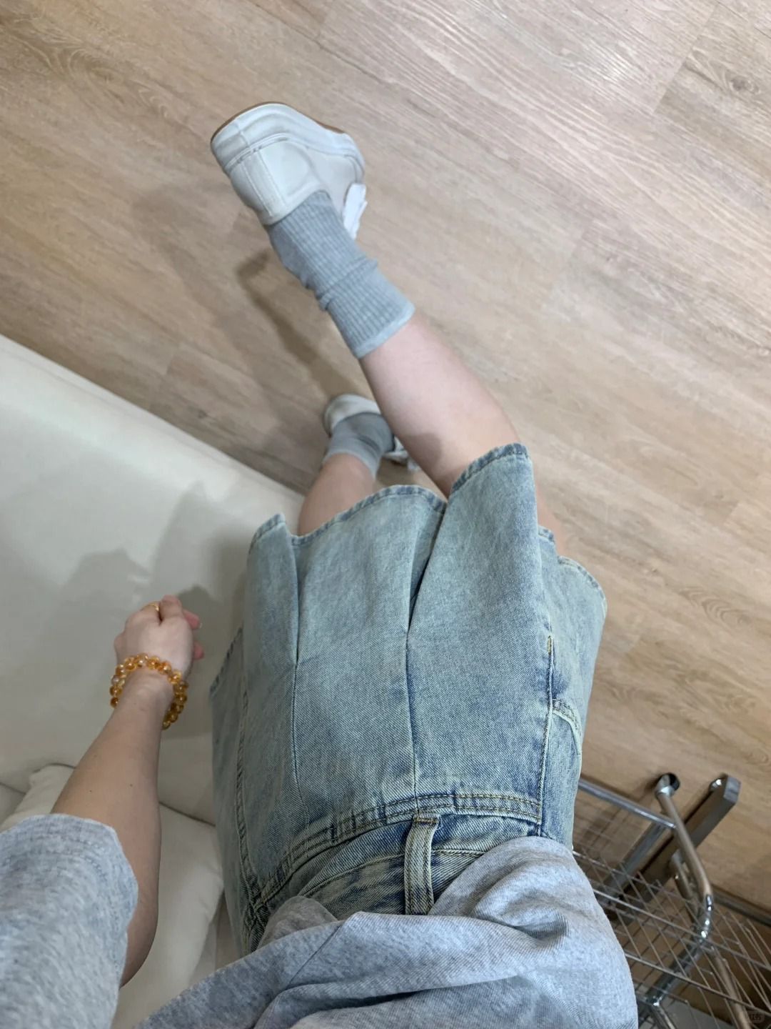 Women High Waist Denim Pleated - огляд і ціна Women Fashion Jeans
