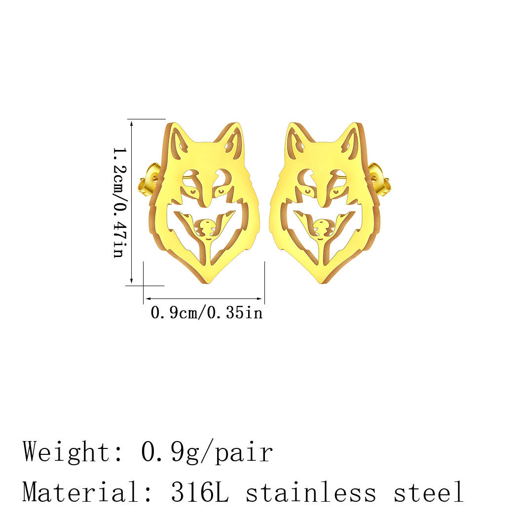 Chandler Wolves Png Earring Wo - огляд і ціна Women Fashion Png