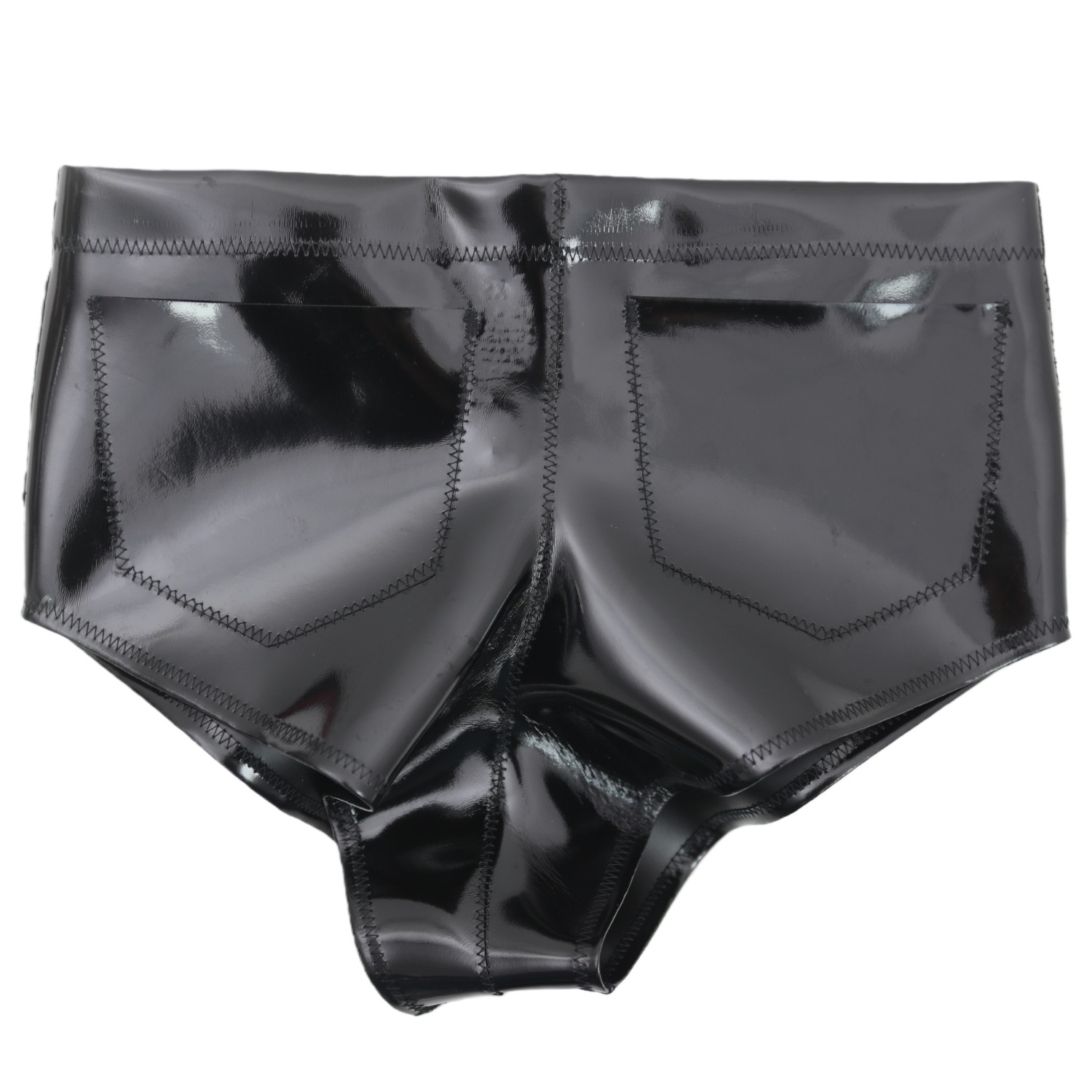 Women Men Glossy Pocket Shorts - огляд і ціна Women Fashion Styles