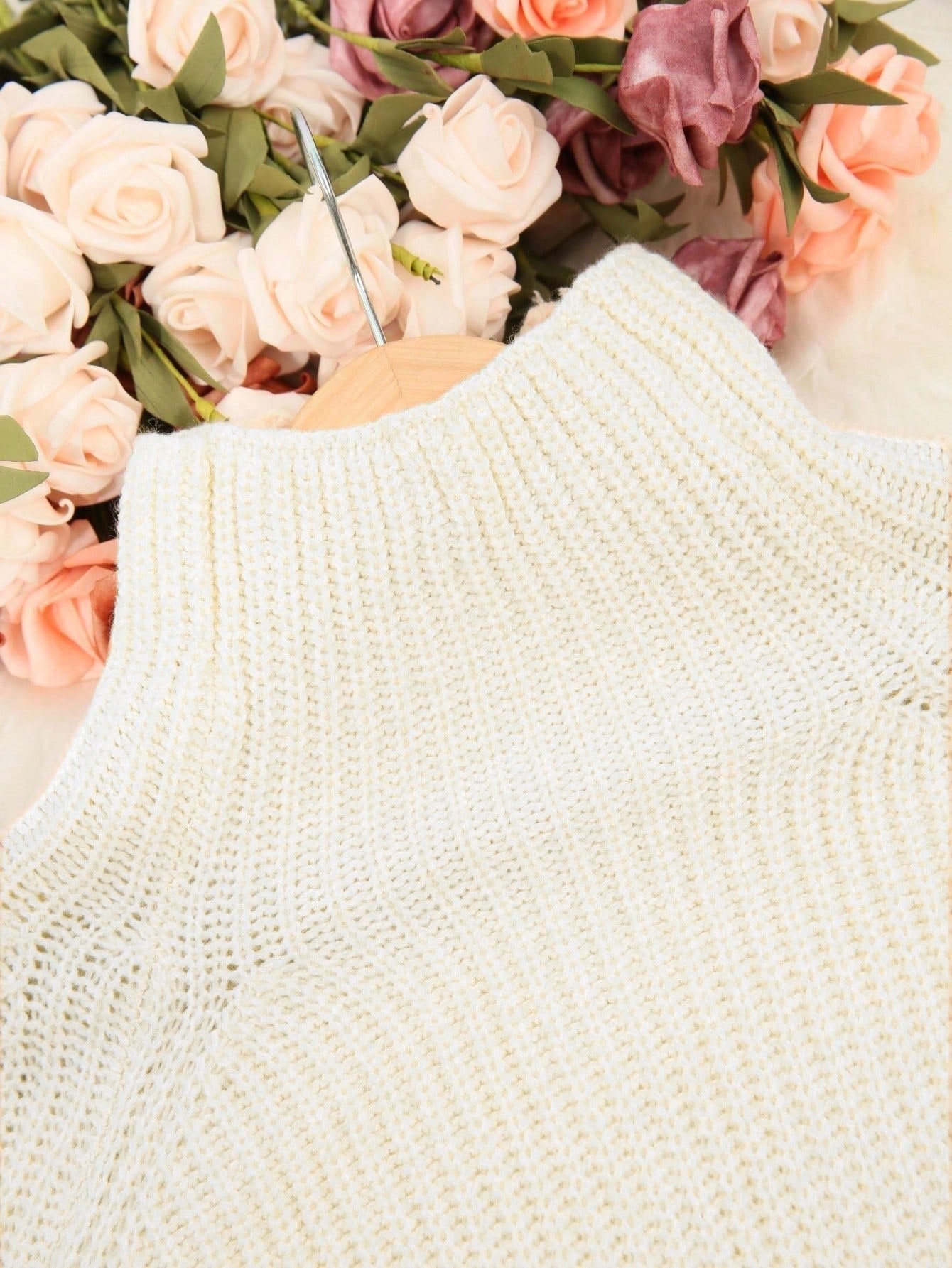 Plus Size Knitted Dress Women  - огляд і ціна Ribbed Knit Sweater