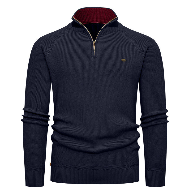Men's Light Blue Ribbed Knit H - огляд і ціна Ribbed Knit Sweater