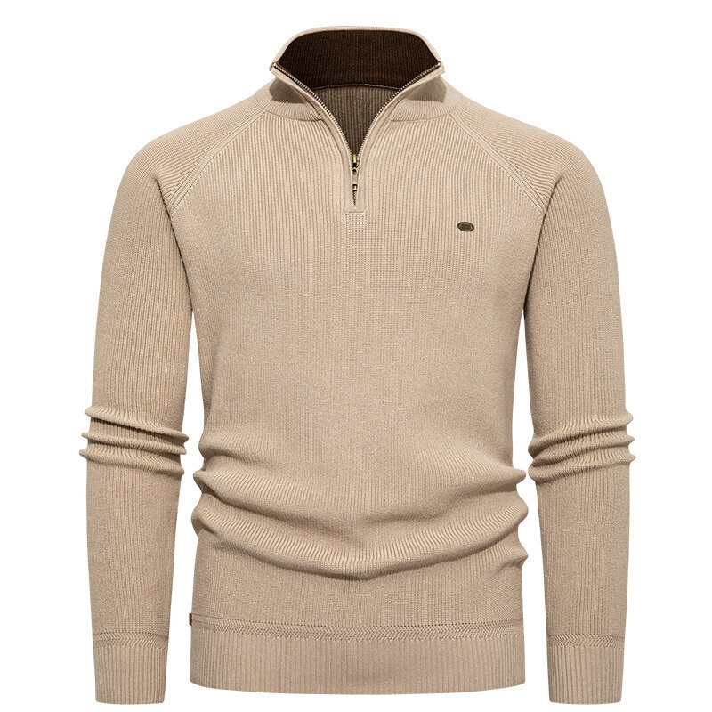 Men's Light Blue Ribbed Knit H - огляд і ціна Ribbed Knit Sweater