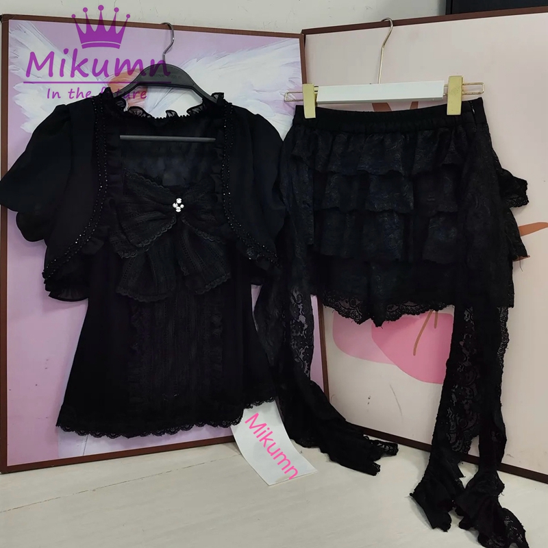 Mikumn Gothic Lolita Black Lac - огляд і ціна Women'S Fashion Knitwear