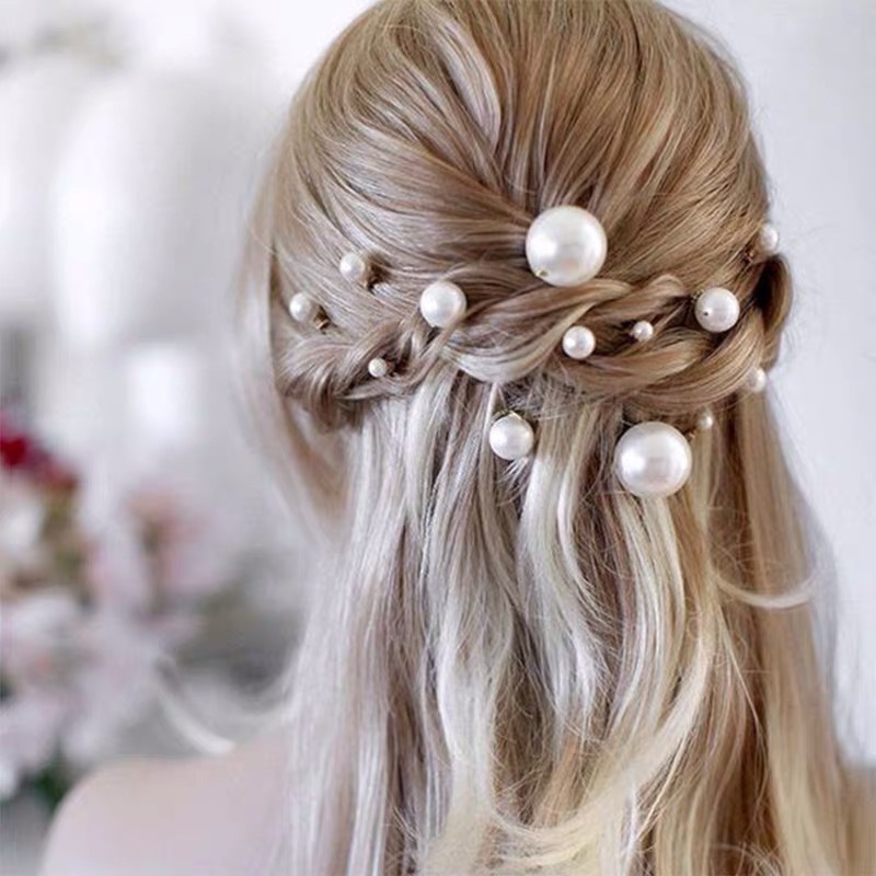 Fashion Simulated Pearl Hairpi - огляд і ціна Women Fashion Hair Style