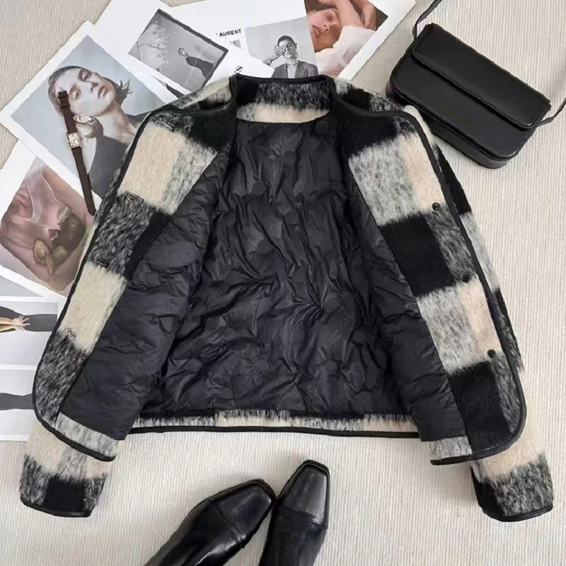 Fashion Plaid Thick Short Quil - огляд і ціна Women'S Fashion Quilted Jacket