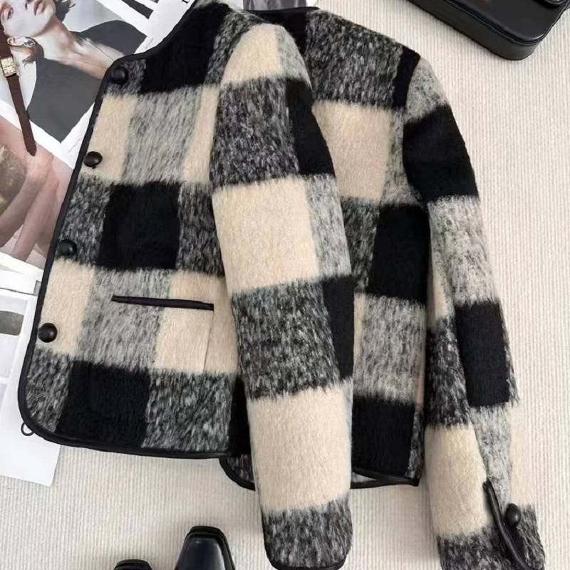 Fashion Plaid Thick Short Quil - огляд і ціна Women'S Fashion Quilted Jacket