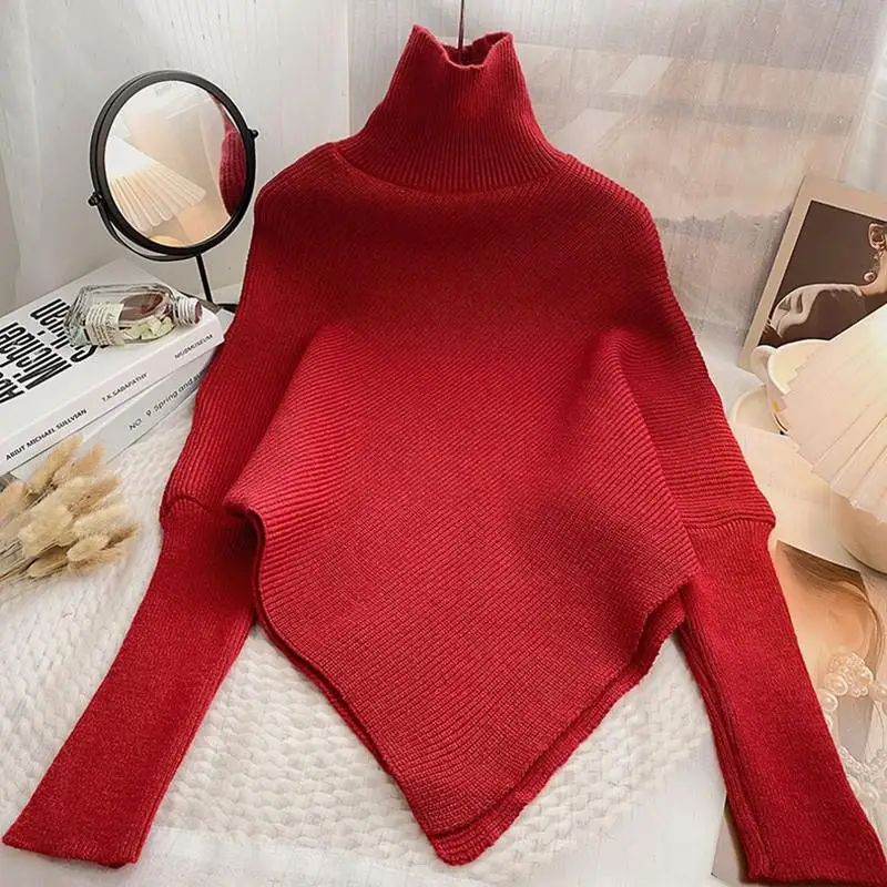 Asymmetric Knit Poncho Sweater - огляд і ціна Ribbed Knit Sweater
