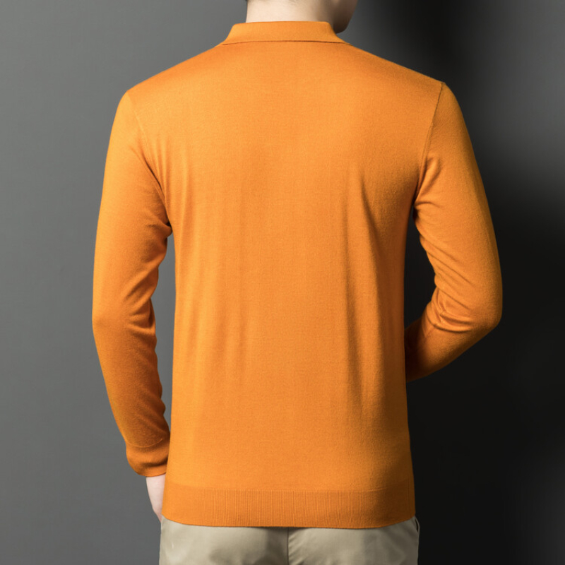 Men's pullover sweater with V- - огляд і ціна Ribbed Knit Sweater
