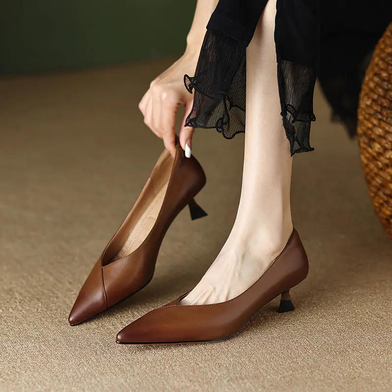 Square Heels with Medium Ladie - огляд і ціна Women'S Fashion Quick Delivery