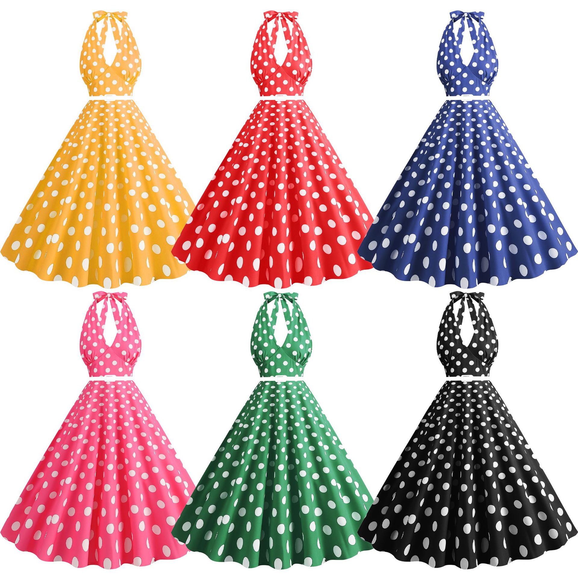Sexy Halter Deep V-Neck 1950s  - огляд і ціна Women'S Fashion In The 1950S