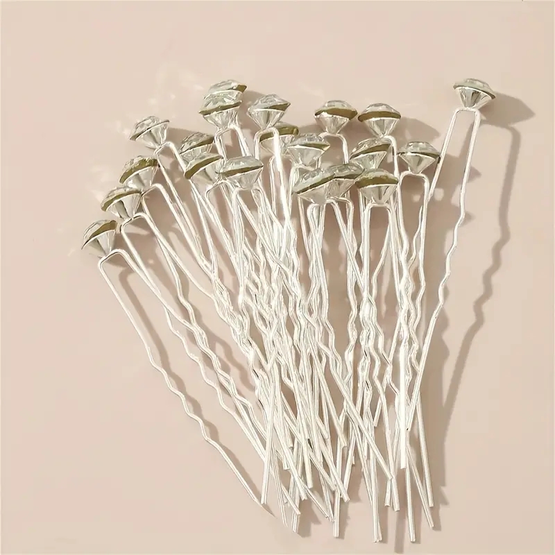 20Pcs Sparkling Crystal Hair P - огляд і ціна Women Fashion Hair Style