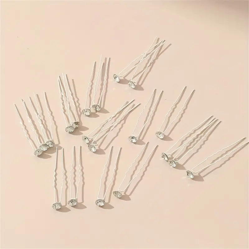 20Pcs Sparkling Crystal Hair P - огляд і ціна Women Fashion Hair Style