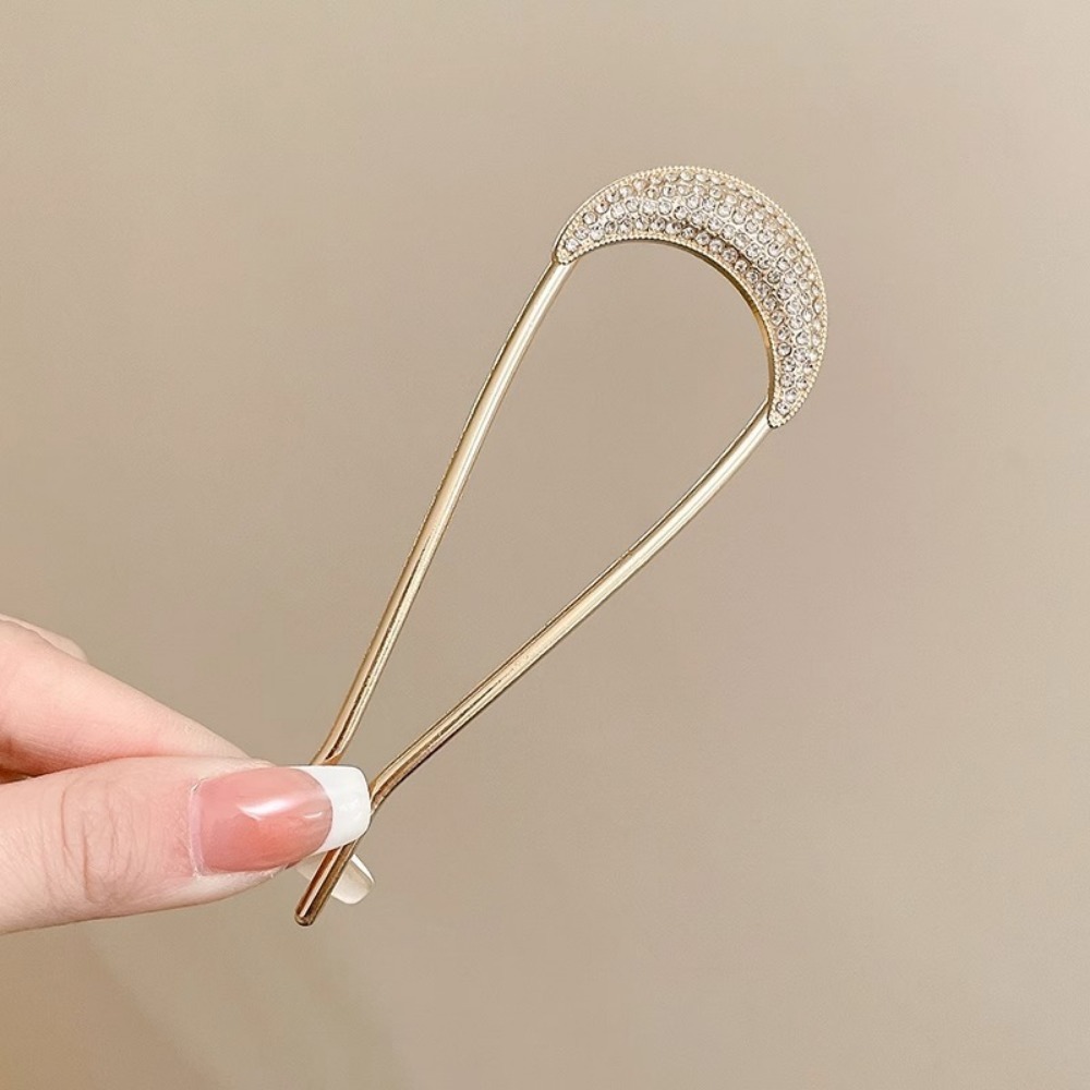 1/2pcs U-Shaped Crystal Hairpi - огляд і ціна Women Fashion Hair Style