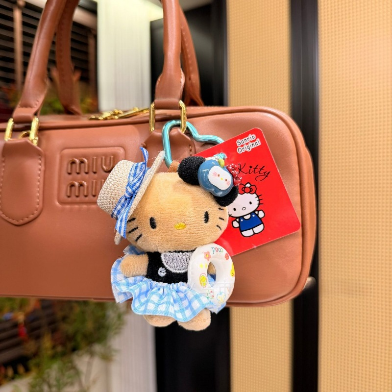 Hello Kitty Tan Plush Charm St - огляд і ціна Straw Hat Summer
