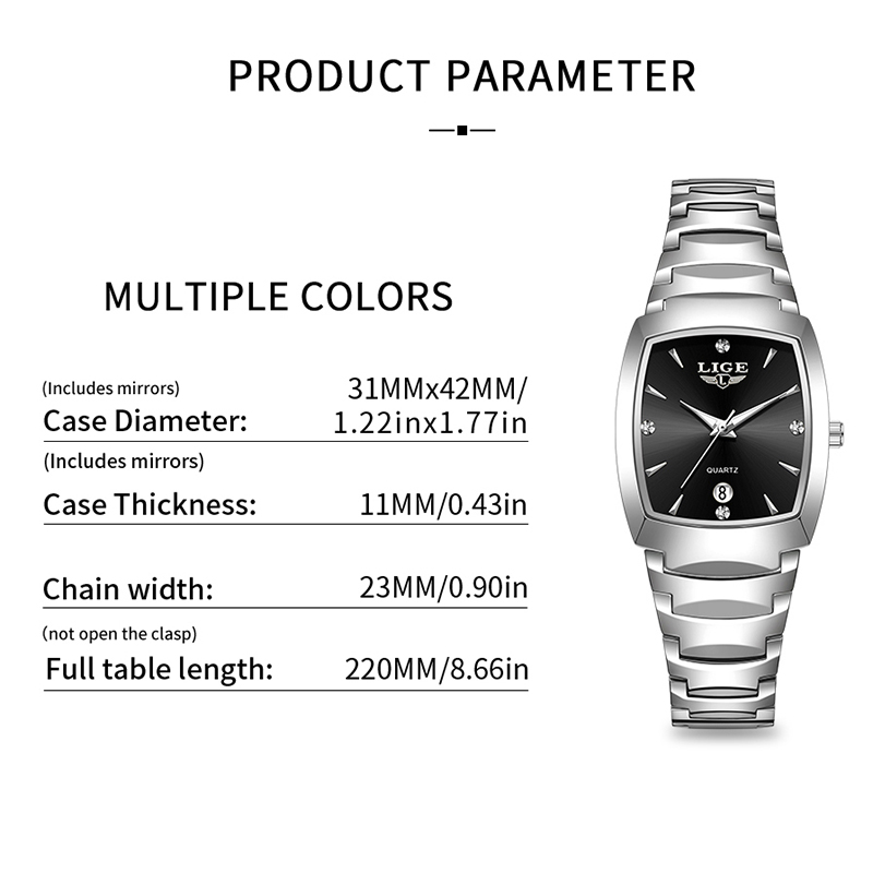 LIGE Watch women Business Luxu - огляд і ціна Fashion Women Watch
