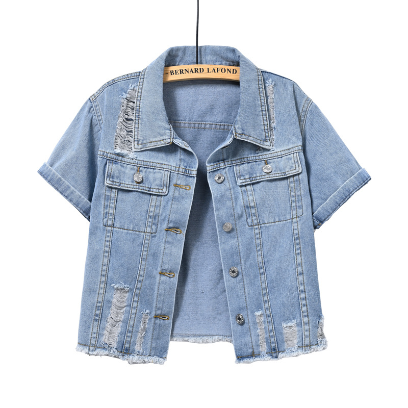 Light-colored Short Denim Shor - огляд і ціна Women'S Fashion Jackets Amazon