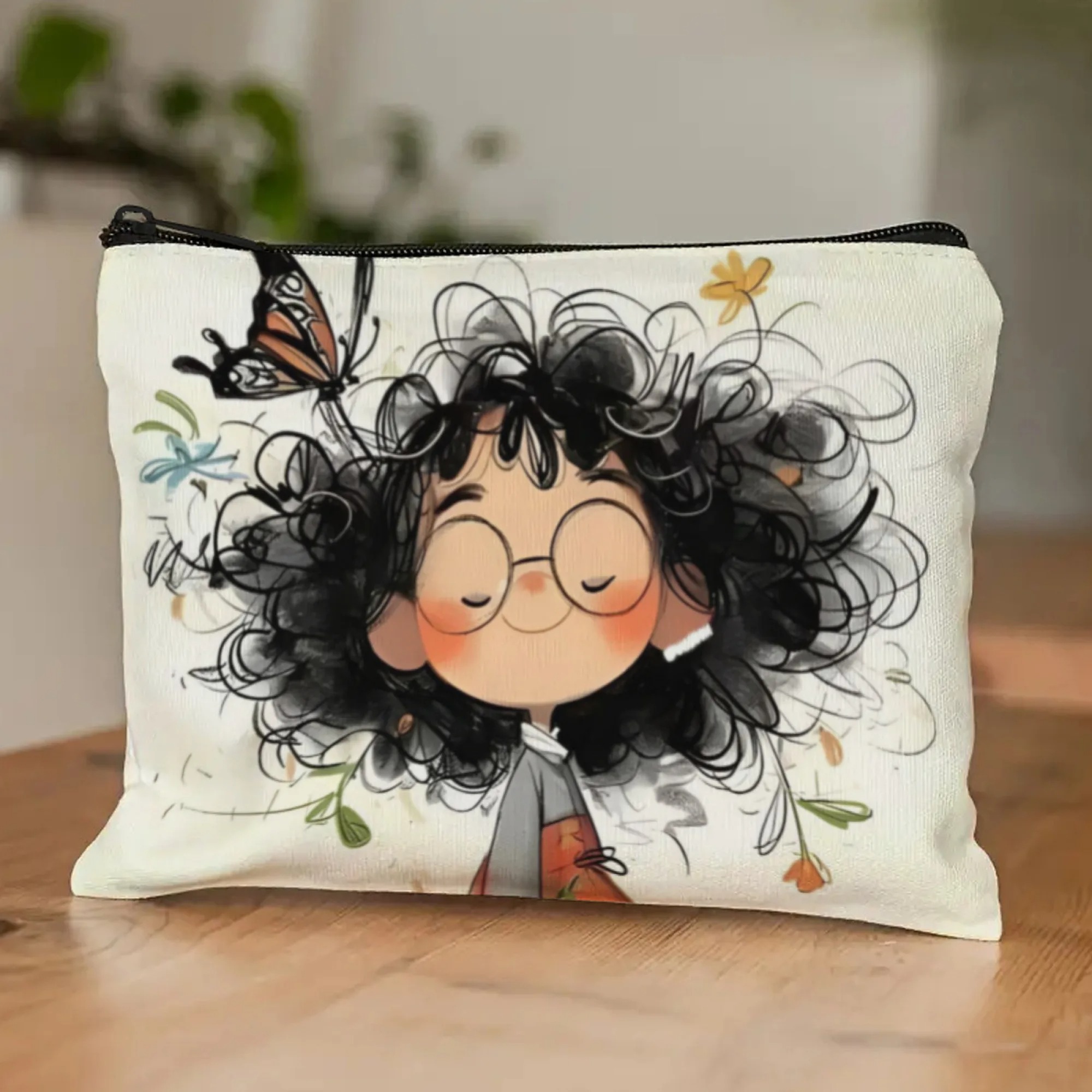 Cartoon Girl Makeup Bag Zipper - огляд і ціна Coin Purse Women