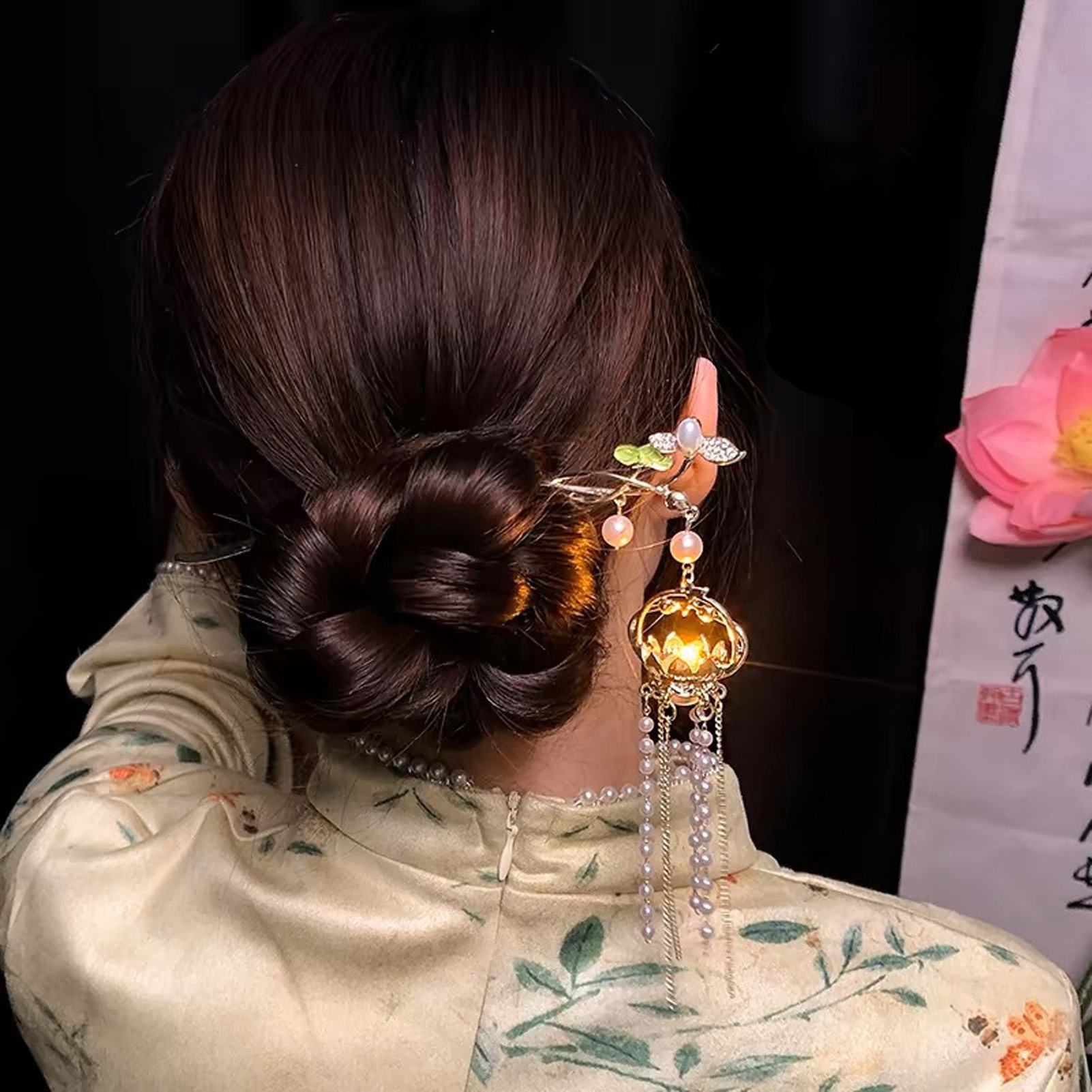 Luminous Flower Hairpin For Wo - огляд і ціна Women Fashion Hair Style
