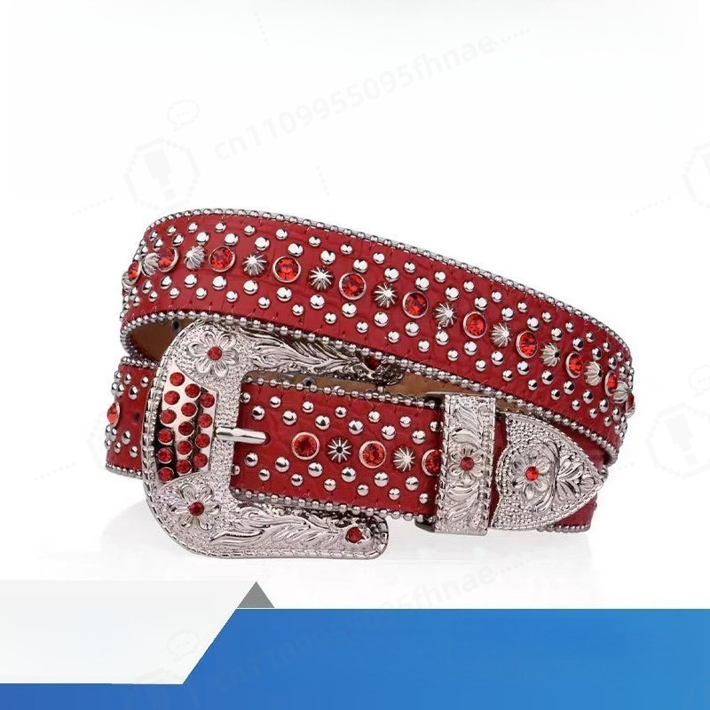 Y2K Style Rhinestone Belt For  - огляд і ціна Women Fashion Jeans